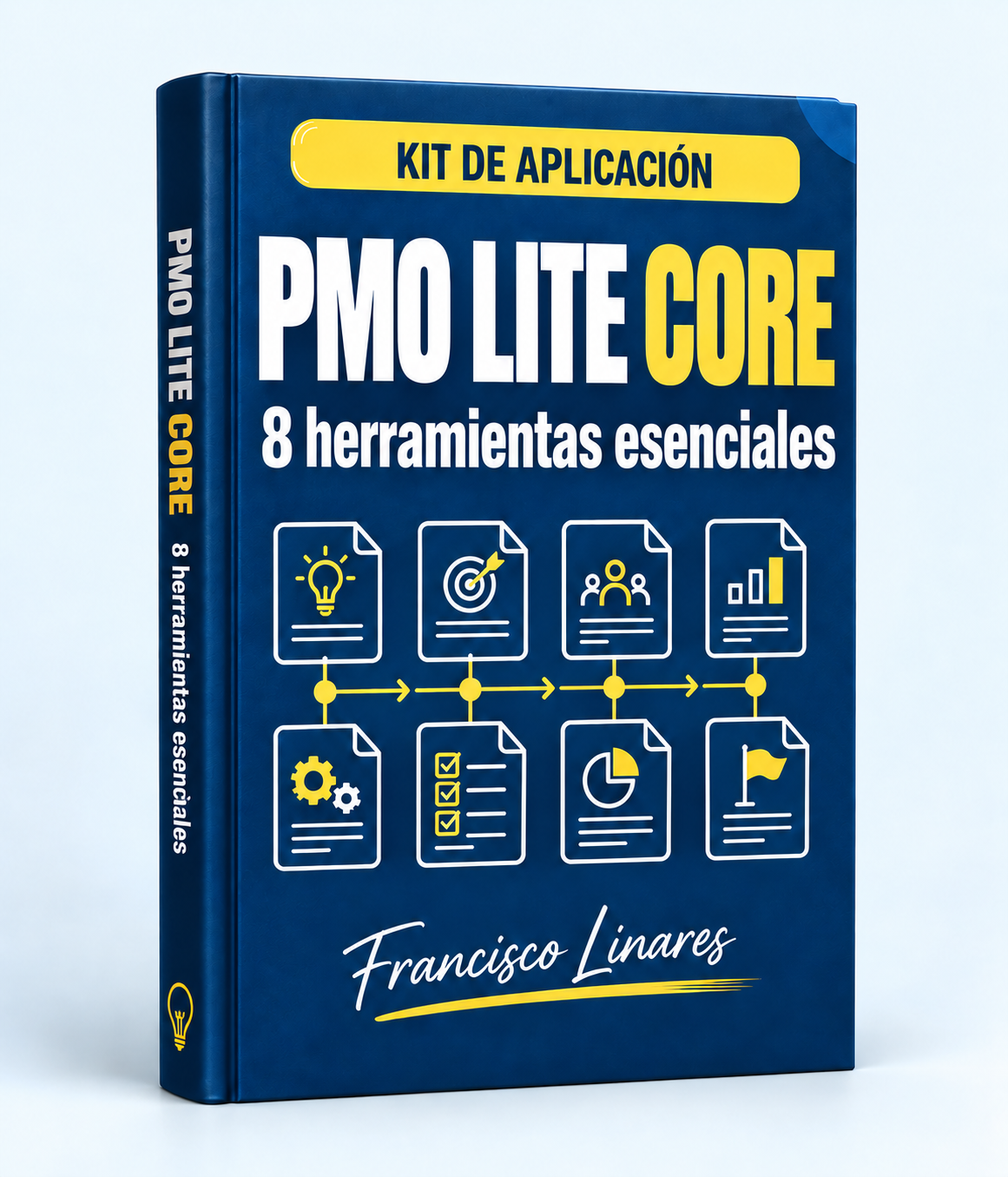 Portada del Kit PMO Lite Core con ocho herramientas esenciales